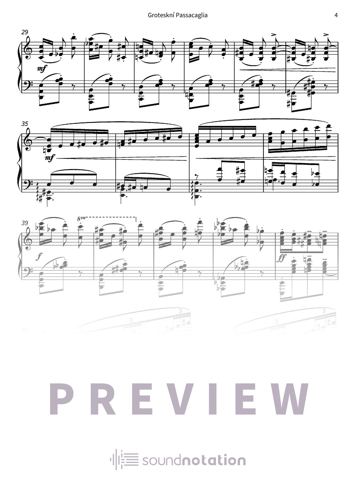 Groteskní Passacaglia - Preview Page 2