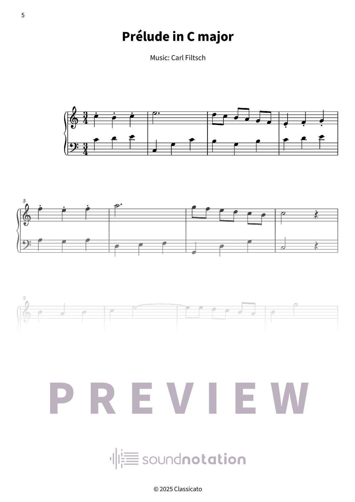 Six Préludes - Preview Page 2