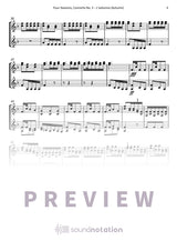 Four Seasons, Concerto No. 3 – L'autunno (Autumn) - Preview Page 2