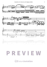 Adagio cantabile from Grande Sonate Pathétique - Preview Page 2
