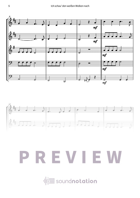 Ich schau' den weißen Wolken nach - Preview Page 2