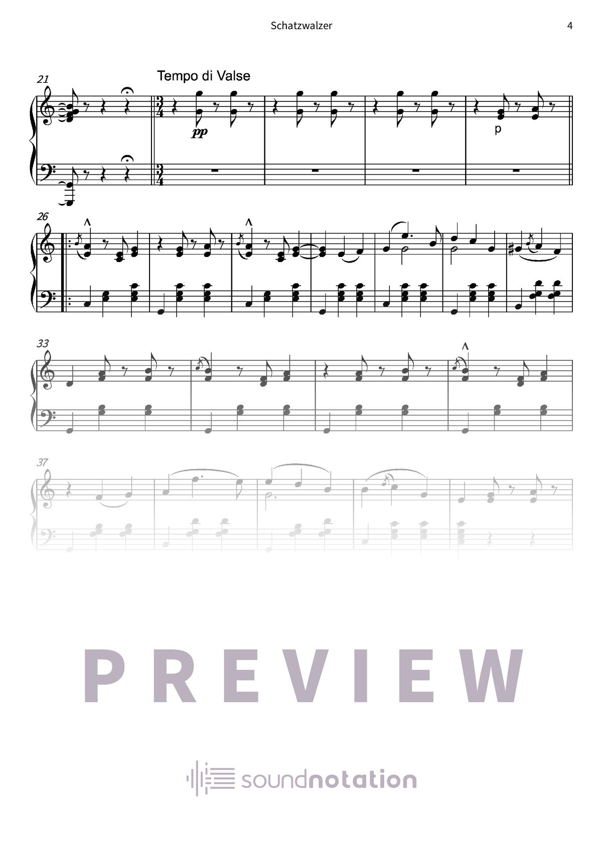 Schatzwalzer - Preview Page 2