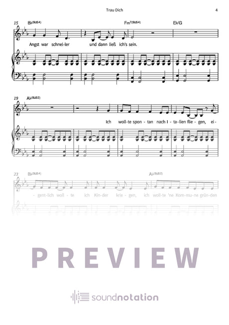Trau Dich - Preview Page 2