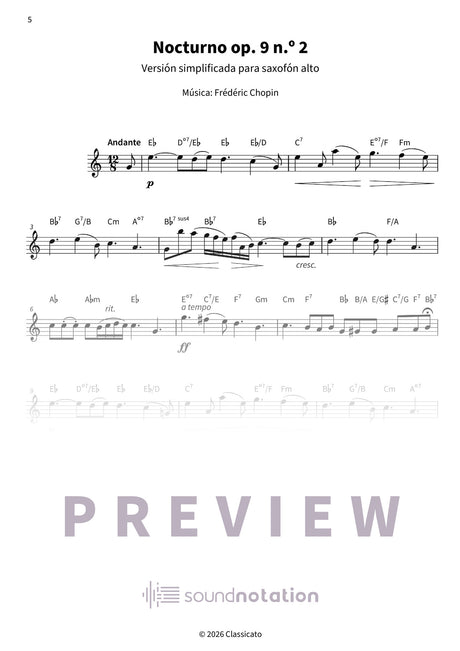 Sonidos suaves en el saxofón alto - Preview Page 2