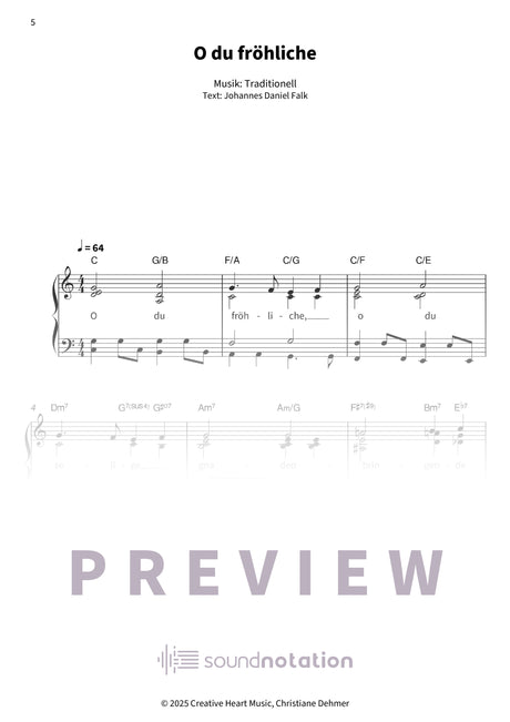Freue Dich – Deutsche Weihnachtslieder überraschend anders - Preview Page 2