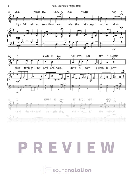 Hark! the Herald Angels Sing - Preview Page 2