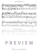 Quatre Pièces fugitives, Op. 15 - Preview Page 2