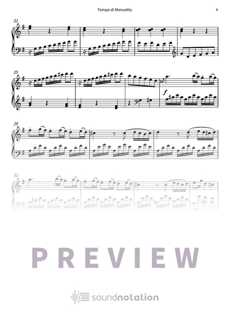 Tempo di Menuetto - Preview Page 2