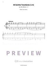 40 leichte Tonstücke op. 803 - Preview Page 2