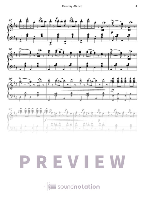 Radetzky - Marsch - Preview Page 2