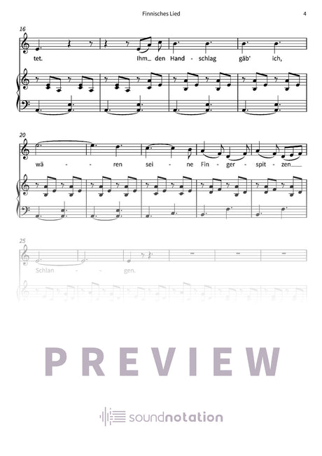 Finnisches Lied - Preview Page 2