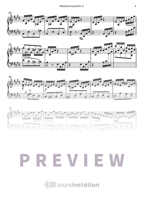 Moment musical Nr. 4 - Preview Page 2