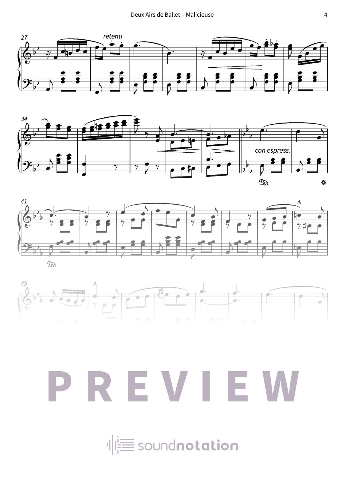 Deux Airs de Ballet ‒ Malicieuse - Preview Page 2