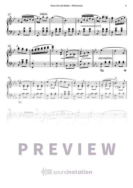 Deux Airs de Ballet ‒ Malicieuse - Preview Page 2