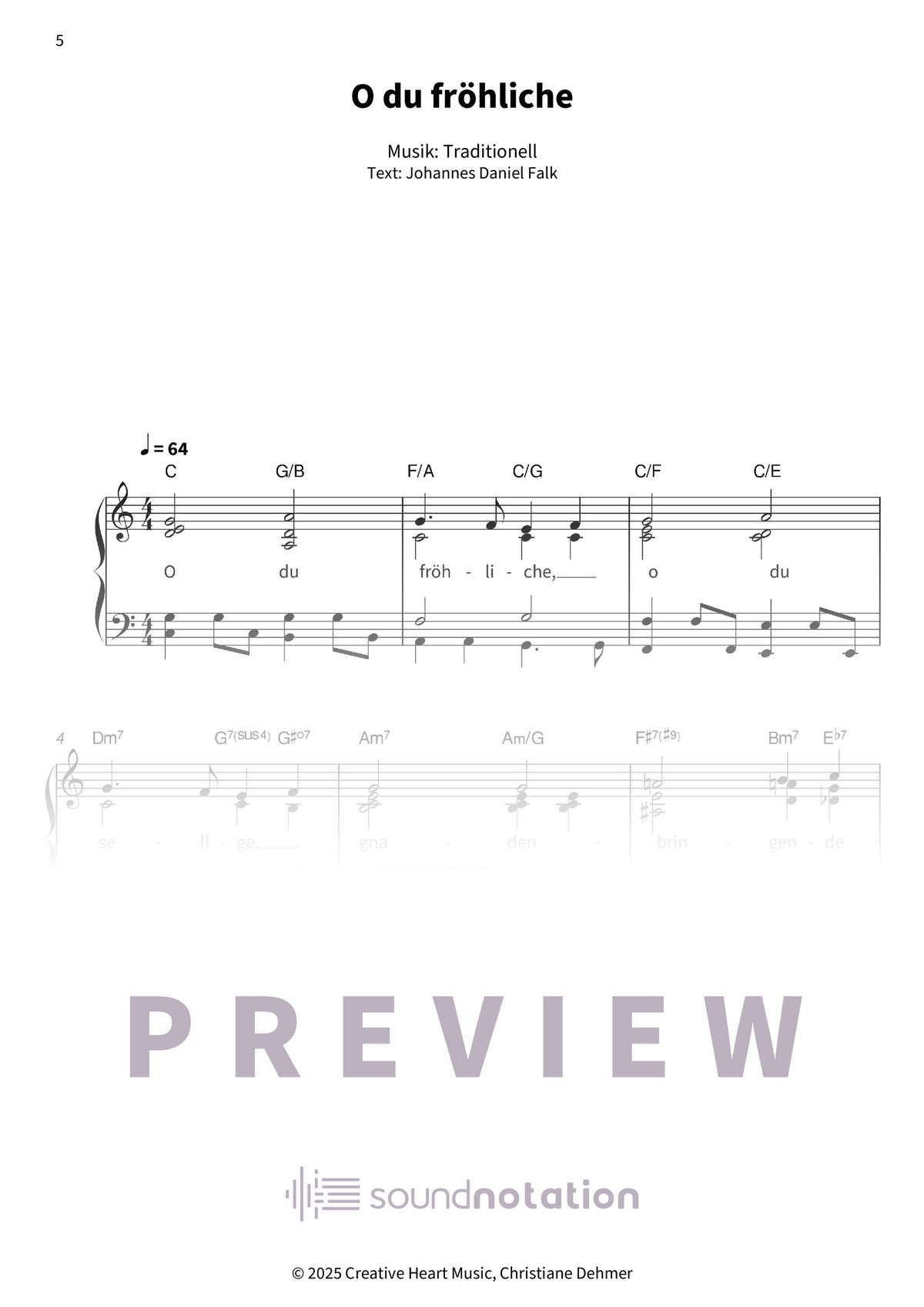 Freue Dich – Deutsche Weihnachtslieder überraschend anders - Preview Page 2