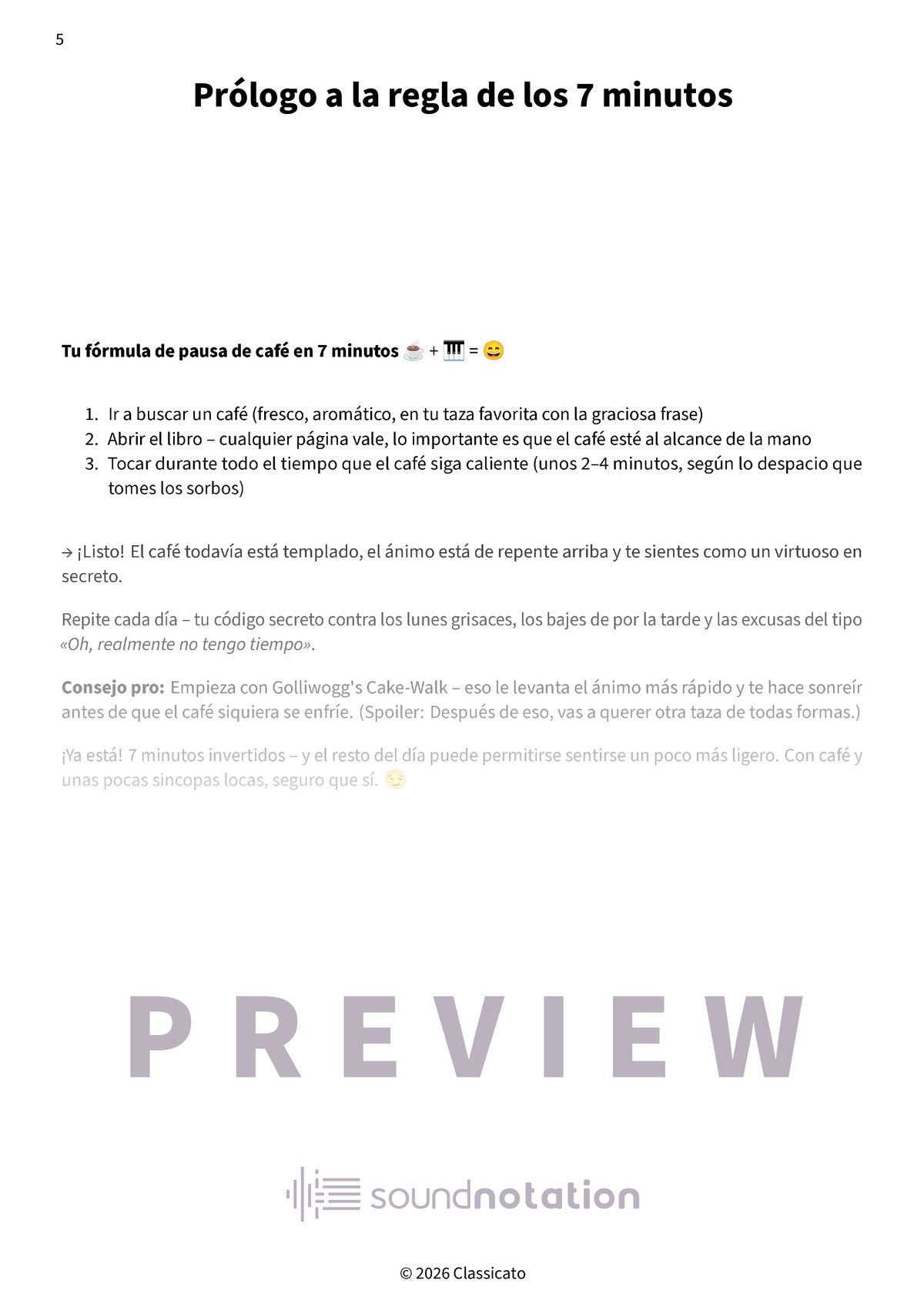 Pausa para café al piano - Preview Page 2