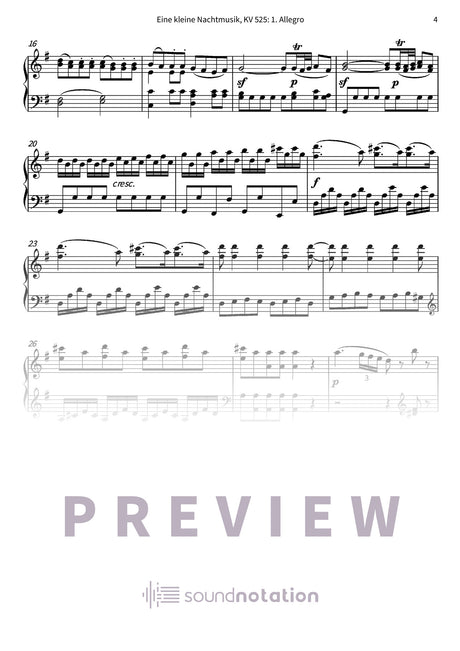 Eine kleine Nachtmusik - Preview Page 2