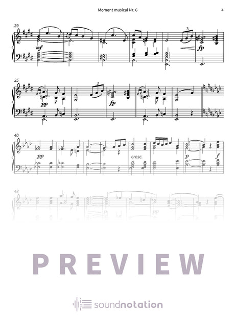 Moment musical Nr. 6 - Preview Page 2