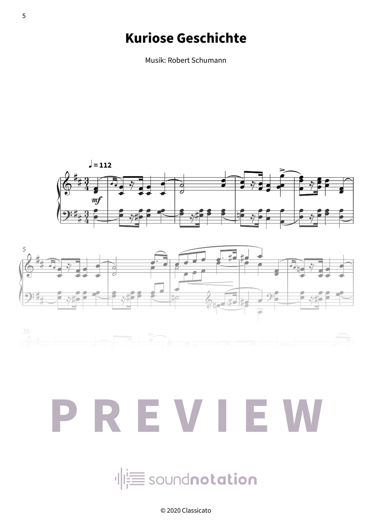 Kinderszenen op. 15 - Preview Page 2