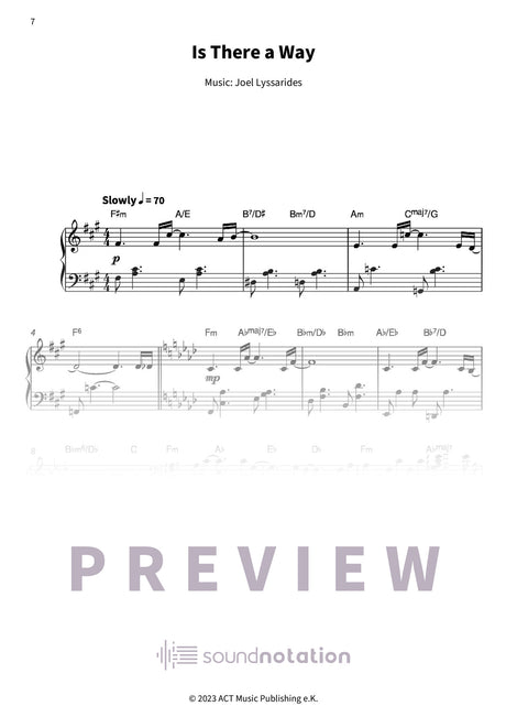 Joel Lyssarides’ Piano Book - Preview Page 2