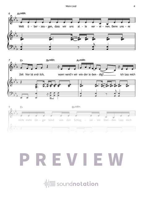 Mein Lied - Preview Page 2