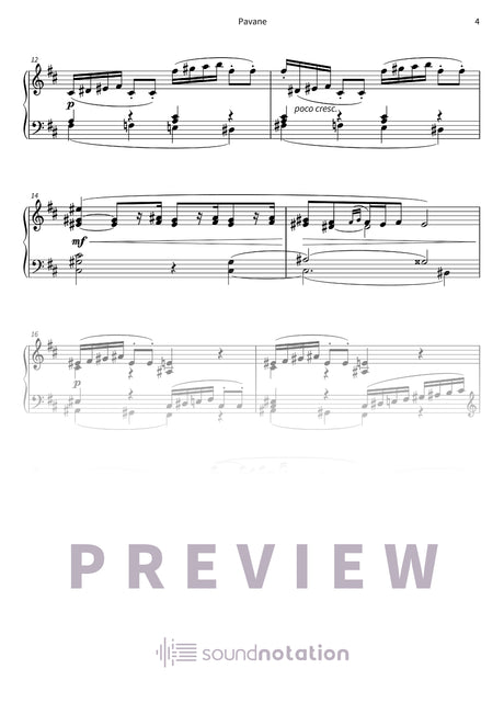 Pavane - Preview Page 2