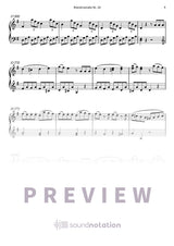Klaviersonate Nr. 20 - Preview Page 2