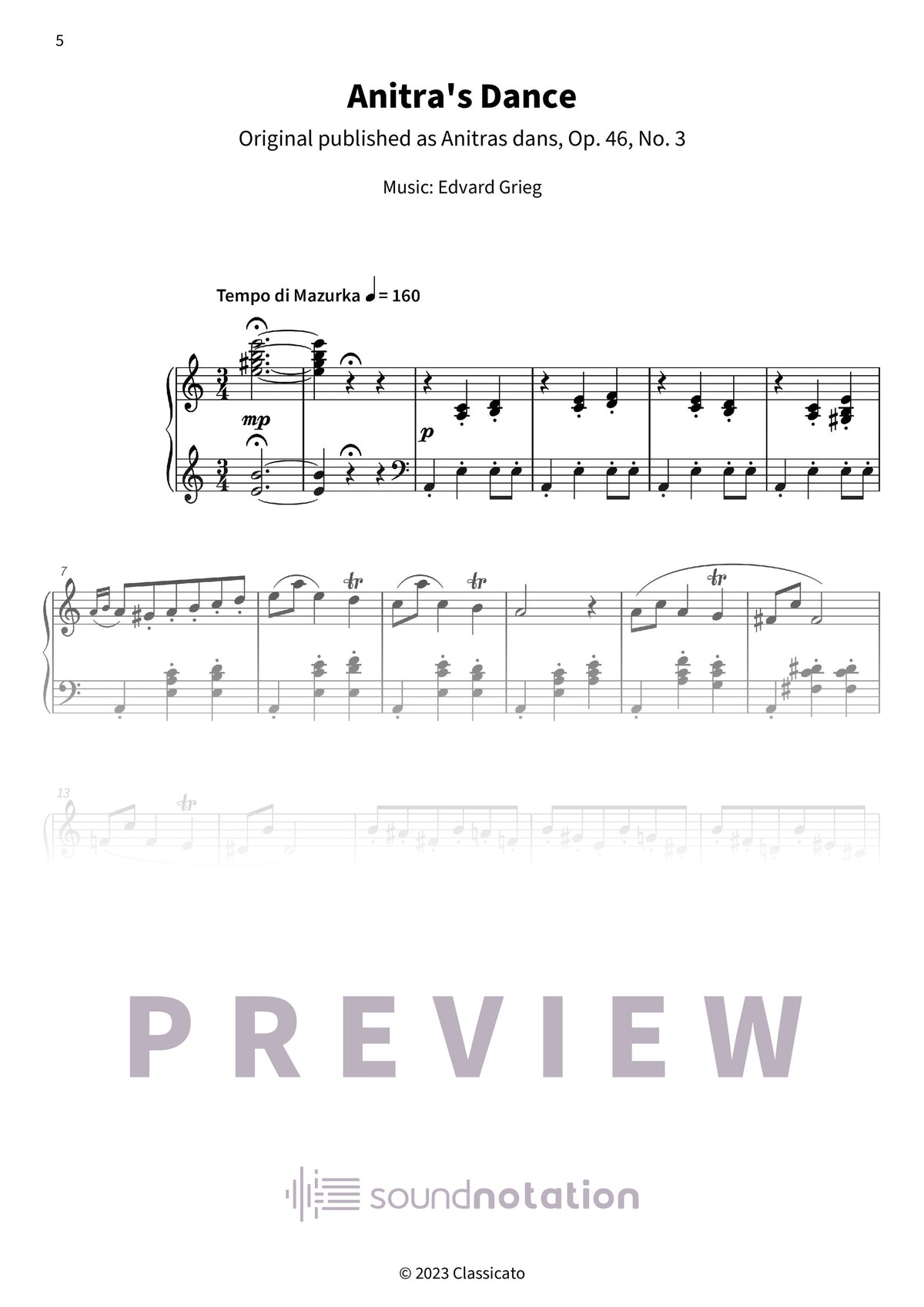 Grieg's Sunset Serenades - Preview Page 2