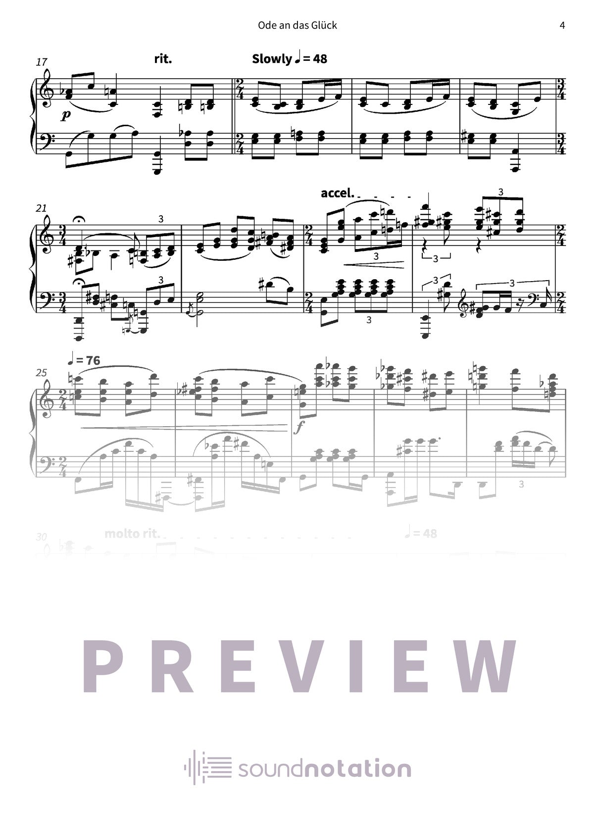 Ode an das Glück - Preview Page 2