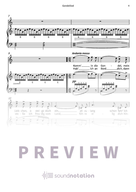 Gondellied - Preview Page 2