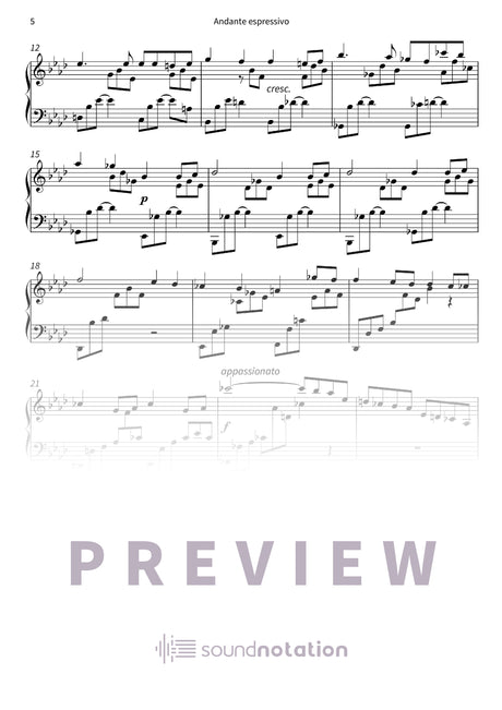 Vier Lieder für das Pianoforte op. 6 - Preview Page 2