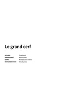 Le grand cerf - Title Page