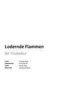 Lodernde Flammen - Title Page