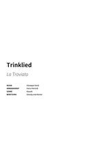 Trinklied - Title Page