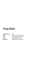 Trau Dich - Title Page