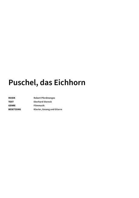 Puschel, das Eichhorn - Title Page