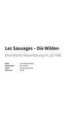 Les Sauvages – Die Wilden - Title Page