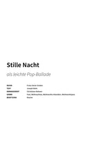 Stille Nacht - Title Page
