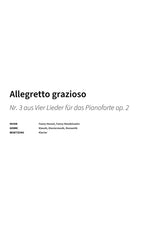 Allegretto grazioso - Title Page