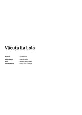 Văcuța La Lola - Title Page