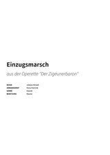 Einzugsmarsch - Title Page