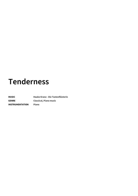 Tenderness - Title Page