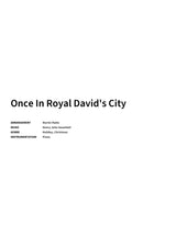Once In Royal David's City - Title Page