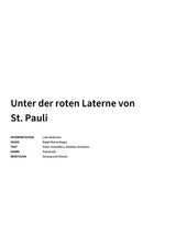 Unter der roten Laterne von St. Pauli - Title Page