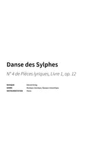 Danse des Sylphes - Title Page