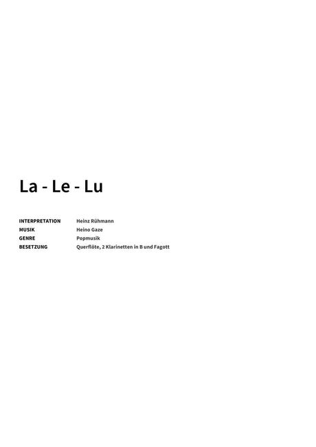 La - Le - Lu - Title Page