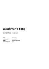 Watchman's Song - Title Page
