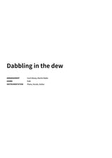 Dabbling in the dew - Title Page
