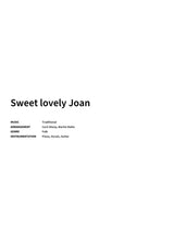 Sweet lovely Joan - Title Page