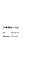 Old Black Joe - Title Page